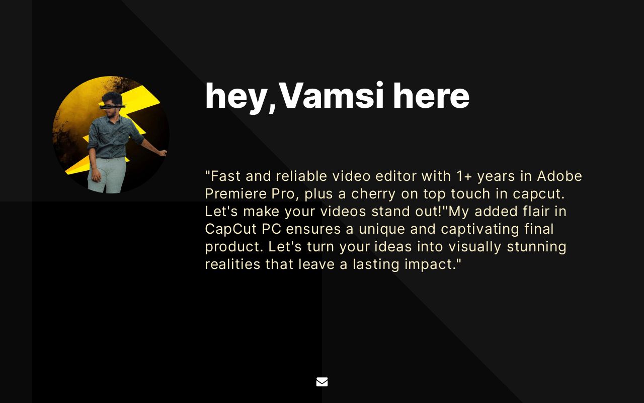 Carrd profile picture for @vamsi